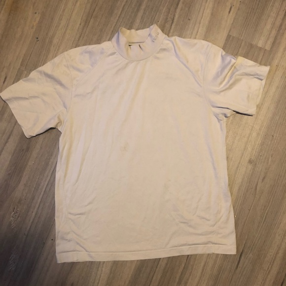 White short turtleneck shirt. XL. Like brand new. - Picture 2 of 3
